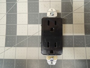 Leviton Decora Plus Duplex Receptacles - Heavy Duty Industrial Spec Grade Black