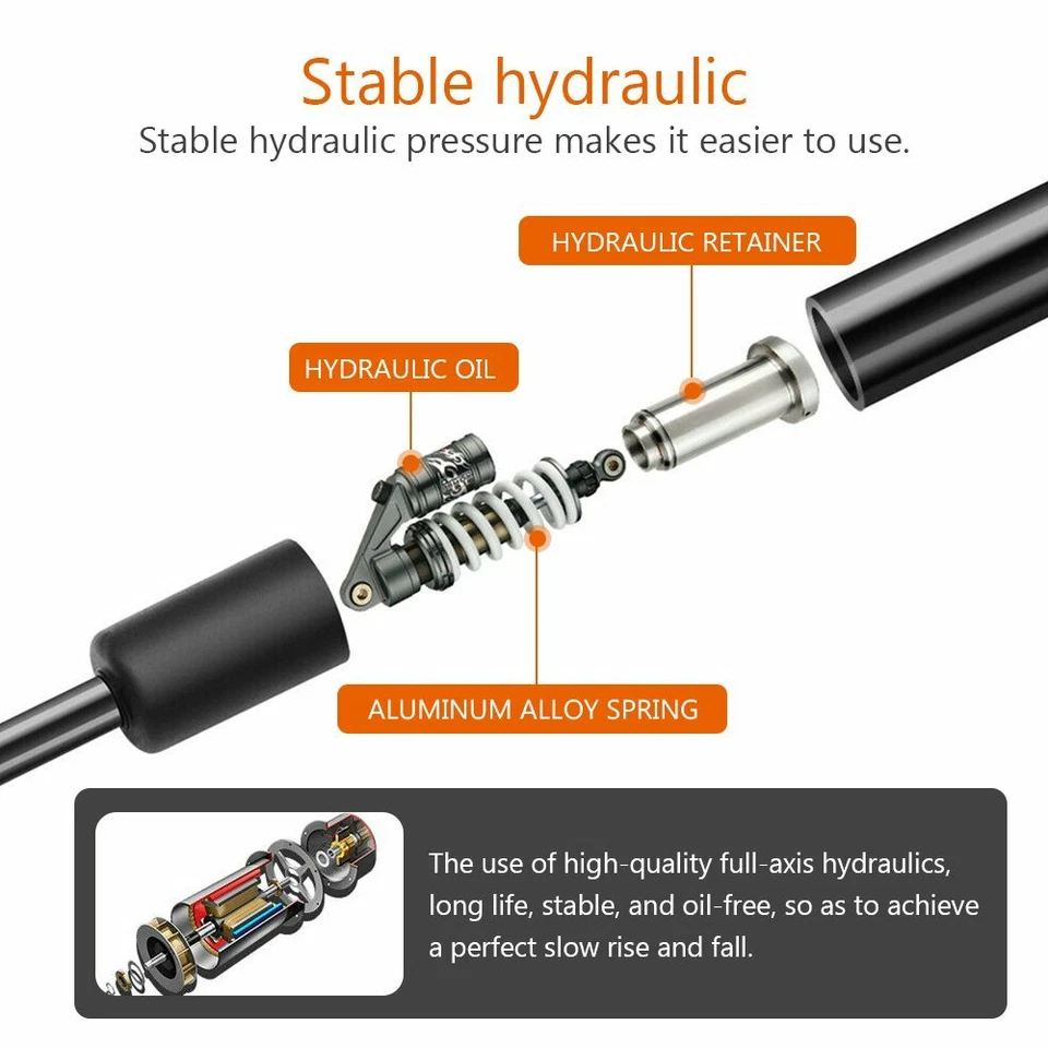 2x Soportes de elevación del capó delantero Amortiguadores Puntales para Mercedes-Benz CL500 CL600 AMG Foto 4 de 4