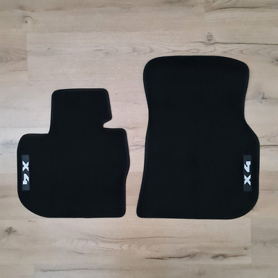 Front Two Car Floor Mats for BMW X4 G02 2018-2023 Waterproof Carpet Auto Liners