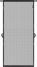 MAGZO Hanging Screen Door, Fits Door Size 30" x 80", Gray
