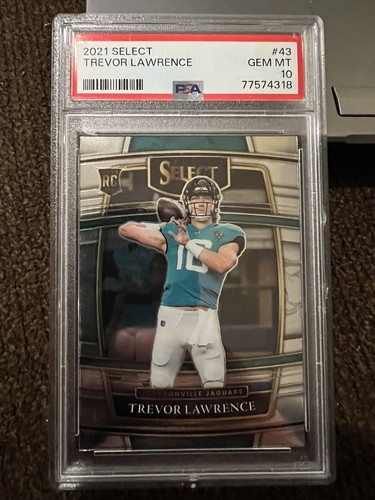 Trevor Lawrence 2021 Select Concourse 43 RC Rookie PSA 10 GEM MINT Jaguars 03650