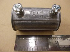 3/4" EMT Coupler Coupling, Zinc Die-Cast w/2 setscrews, UL, Lot of 100