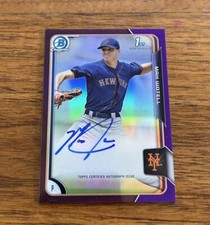 2015 Bowman Draft Chrome Pick Purple Refractor /250 Max Wotell #BCA-MWO Auto
