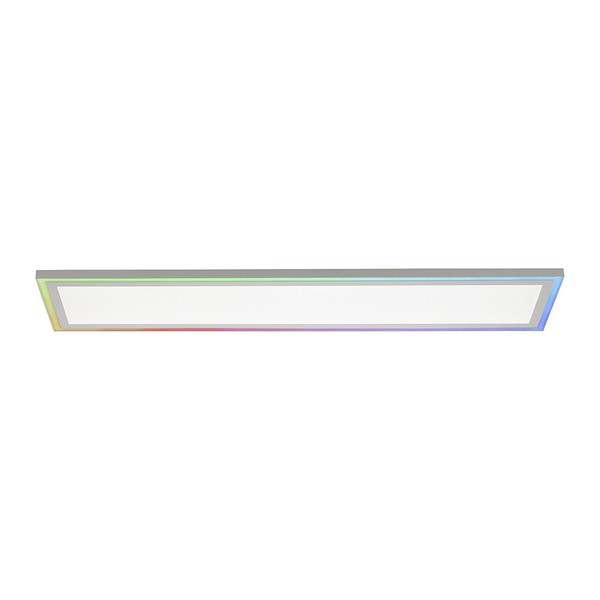 Led Panel Deckenlampe 100X25Cm Rgb + Cct Lichtfarbwechsel, Dimmbar Fernbedienung-image