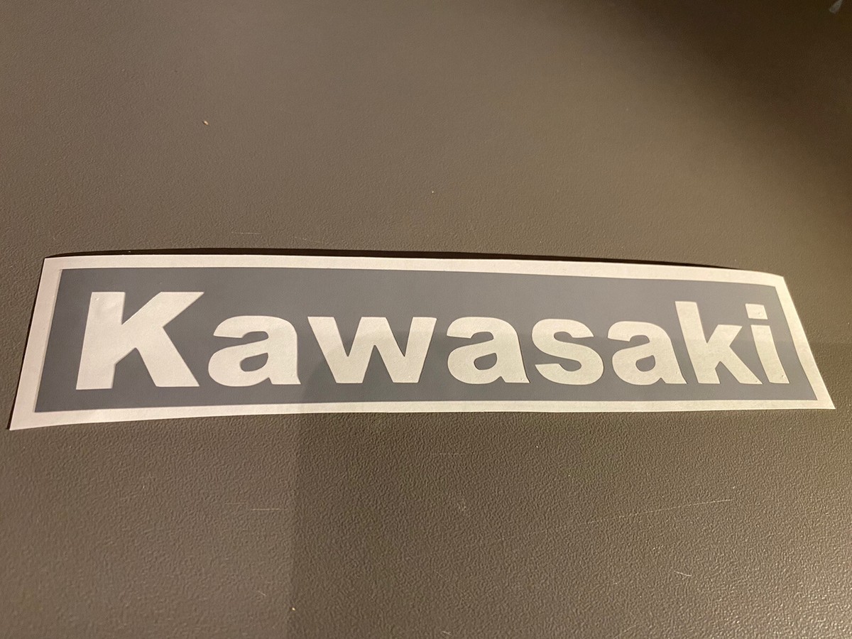 ステンシルオーダー kawasaki seat stencil seat restoration | eBay