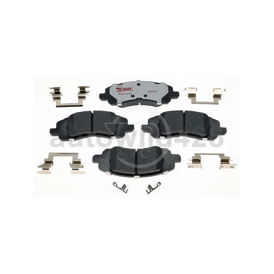 Juego de 2 juegos de pastillas de freno delanteras traseras para Dodge Caliber 2008 2009 2010 2011 2012 Foto 4 de 4