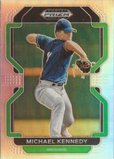 2022 Panini Prizm Michael Kennedy Silver Prizm SP RC Pittsburgh Pirates