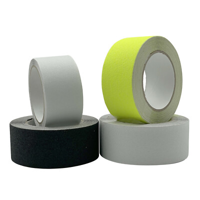 Electriduct Anti-Slip Non-Skid Floor Tapes - 1'' - 2'' - Black, Yellow Options