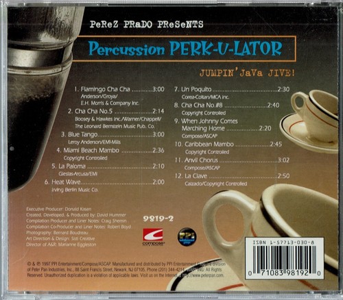 Perez Prado - Percussion Perk-U-Lator - CD © 1997 (B26) - Foto 2 di 2
