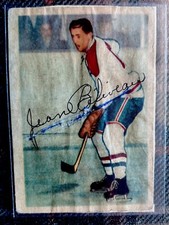 JEAN BELIVEAU #27 PARKHURST 1953-54 MONTREAL CANADIENS ROOKIE CARD !!!!!!