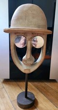 Rare Mid Century Modern David Gill Bennington Pottery Man Bowler Hat Sculpture