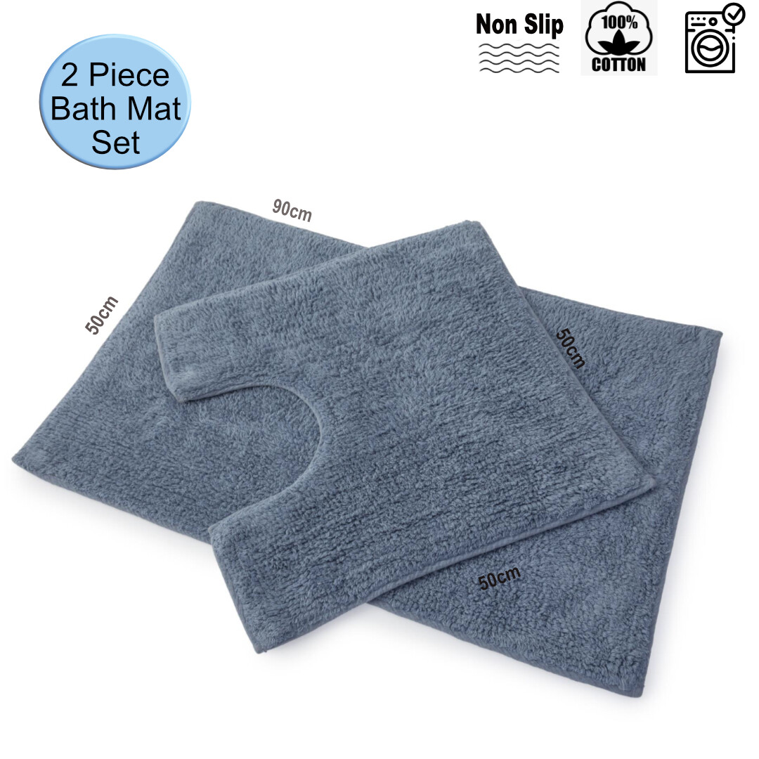 2 Piece Bath Mat Set Non Slip Bath Mat And Pedestal Set Bath Mat Set