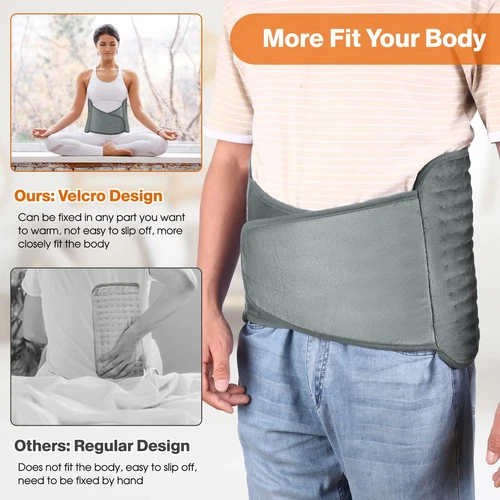 Heizgürtel Wärmegürtel elektrisch Heizkissen Wärmekissen Bauch Rückenwärmer DHL - Bild 4 von 15
