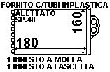 RADIATORE RISCALDAMENTO FIAT PANDA / 500 dal 2006 - NUOVO DENSO - Foto 2 di 3