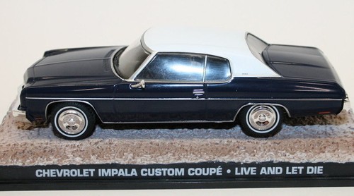 007 Fabbri 1/43 Scale Diecast Model - Chev Impala Custom Coupe - Live & Let Die - Picture 2 of 8