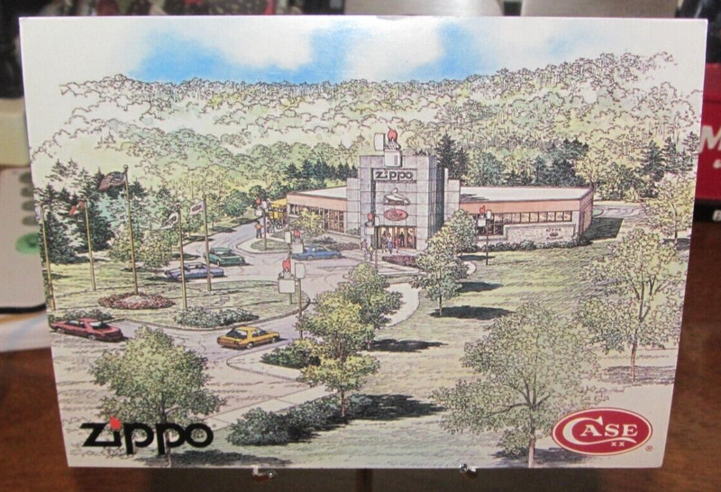 Zippo Lighters Case Knives Museum Northwestern PA Pennsylvania Postcard