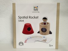 PlanToys Raumschiff 5404 ökologisches Kautschuk Holz Spielzeug UVP 30,95