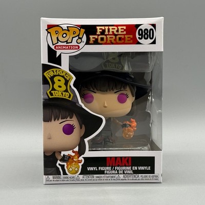 Funko Pop! Animation #980 *Maki* Fire Force New w/ Protector *Vaulted*