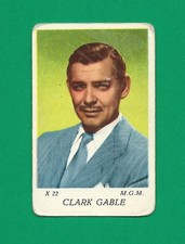 1955 Dutch Gum X #22 Clark Gable