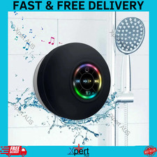 Portable Waterproof Bluetooth Wireless Shower Speaker Bathroom Speaker LED Light