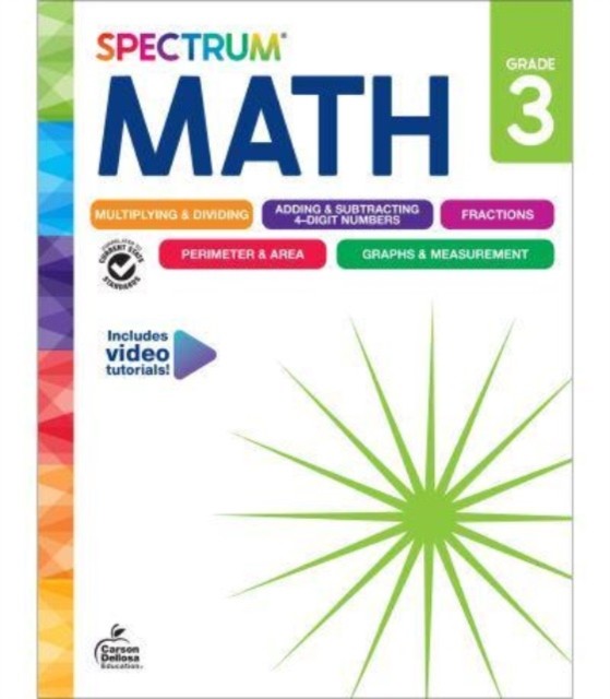 Spectrum Math Workbook Grade 3 by Spectrum PAPERBACK 9781483871462