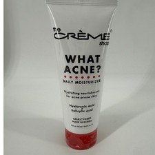 NEW The Cr me Shop What Acne Daily Moisturizer Hyaluronic Salicylic Acid
