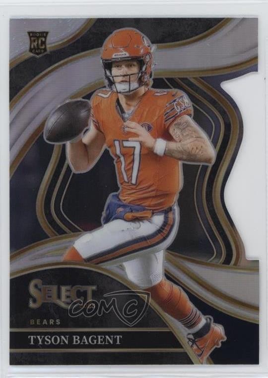 2023 Panini Select Club Level Silver Prizm Die-Cut Tyson Bagent Rookie RC 14dq