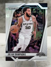 2024-25 Prizm #158 Julian Champagnie White Prizm /175 Spurs