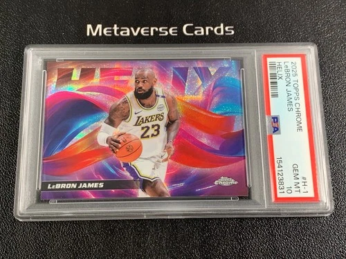 2025 Topps Chrome LeBron James Base (PSA 10)