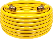 100Ft 3/4'' Flexible Gas Line, CSST Corrugated Stainless Steel Tubing Pipe Kit,