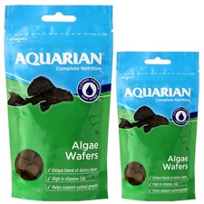 Aquarian Algae Wafers Pleco Bottom Feeder Nutrition Food Fish Tank Aquarium