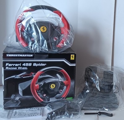 Thrustmaster Ferrari 458 Spider Racing Wheel 4460105 for XBox One W/Box ETC CIB