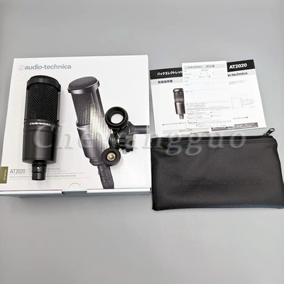 AT2020 Audio-Technica Cardioid Condenser Studio XLR Microphone IN BOX US