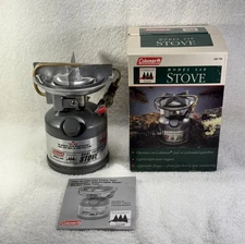 Coleman 440 Dual Fuel Ultralight Single Burner Stove NIB With Instructions-Mint