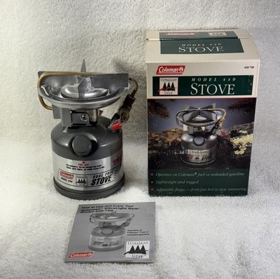 Coleman 440 Dual Fuel Ultralight Single Burner Stove NIB With