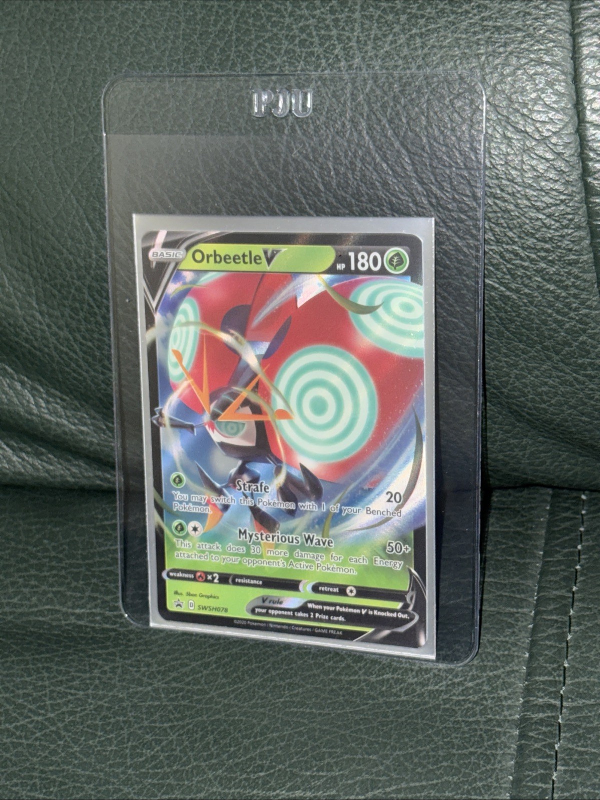Orbeetle V 2020 Black Star Promo Ultra Rare Pokemon Card SWSH078 (NM)