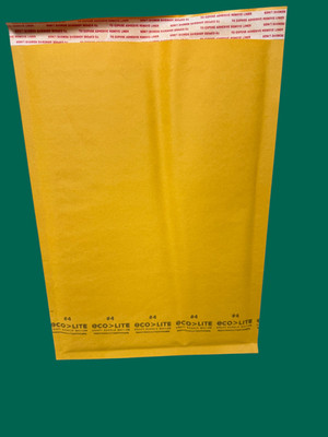 100 #4 Ecolite Kraft Bubble Mailers, 9.5'' x 14.5''