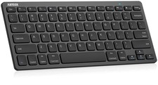 Arteck Ultra-Slim Bluetooth Keyboard Compatible with iPad Black