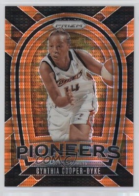 2024 Prizm WNBA Pioneers Orange Pulsar 53/75 Cynthia Cooper -Dyke #8 HOF 18wa