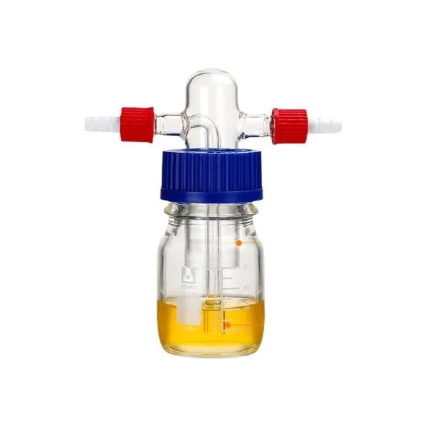 Lab Supply: 100ml-2000ml Gas Washing Bottle Borosilicate Graduated Drechsel GL45 - Image 2 of 4