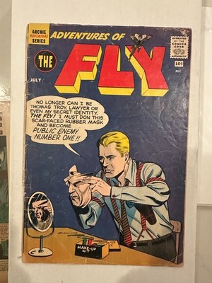 Adventures of The Fly #7  Comic Book  1st App Black Hood in SA