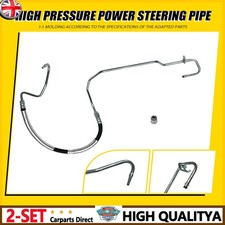 PAIR 2X, 4S6C3A719DF High Pressure Power Steering Pipe New 1465860, 64941187 UK