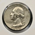 1957-D 90% Silver Washington Quarter US Mint Denver