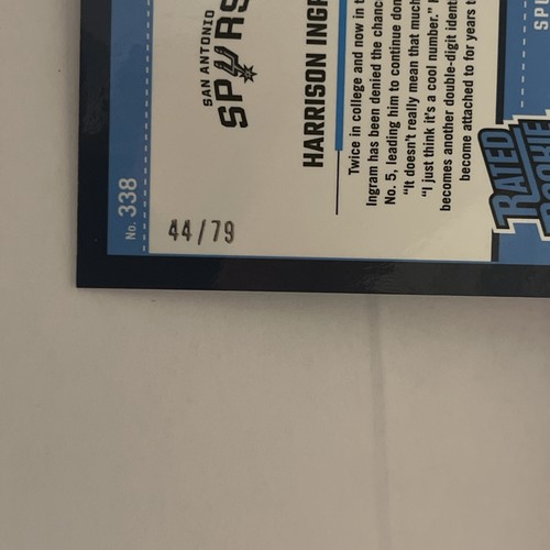 2024-25 Ottica Basket Rookie Auto Harrison Ingram 44/79 Prizm - Foto 3 di 3