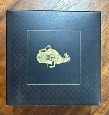 Empty Gold Proof Queens Beasts White Greyhound Of Richmond 1/4 Oz Box & COA