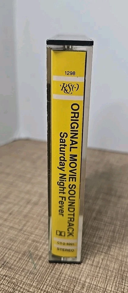 Vtg 1977 Saturday Night Fever Cassette Soundtrack RSO Bee Gees Disco Works - Image 4 of 4