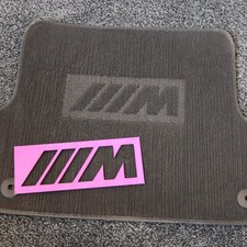 BMW M-SPORT Car Carpet Stencil for Detailing and Valeting