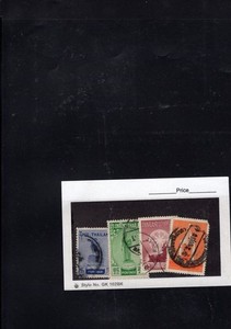 BH GOLDPATH: THAILAND USED STAMP LOT ON DEALER CARD BHS_001_147_2