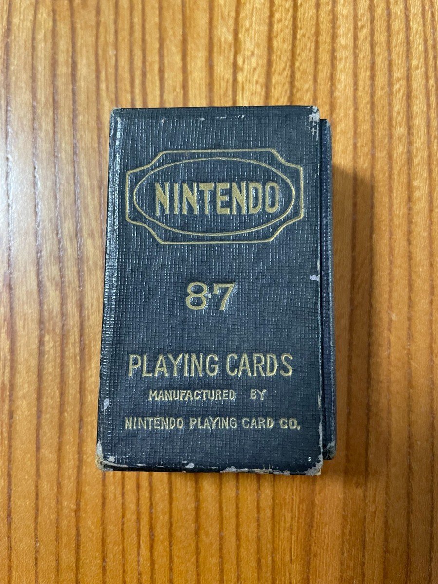 rare vintage playing cards Super Rare!!!!! Vintage!!!! 40s? Nintendo Hanafuda -No. 87 Experience the superior quality and performance of Bicycles Air Cushion Finish Rare Playing Cards –