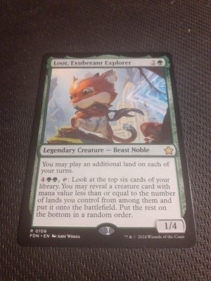 Loot, Exuberant Explorer / Magic MTG / Foundations - Rare - NM
